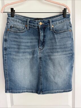 Judy Blue Light Blue Denim Pencil Skirt